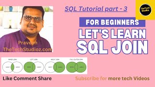 Learn SQL joins in Hindi | SQL tutorials for beginners -3 | Step by step write SQL query joins