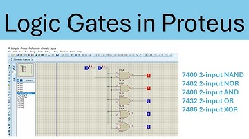DLD Lab 01: Part 1 - Introduction to Logic Gates Simulation with Proteus