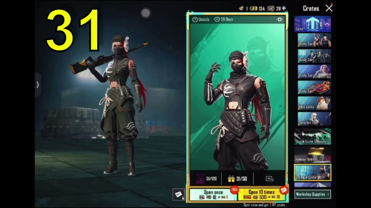 Field Commander - AWM ရွှေရောင်မဲပုံး ဖောက်မယ် ဘာတွေပေါက်မလဲ #pubgmobile #pubg #foryou #fpyシ 