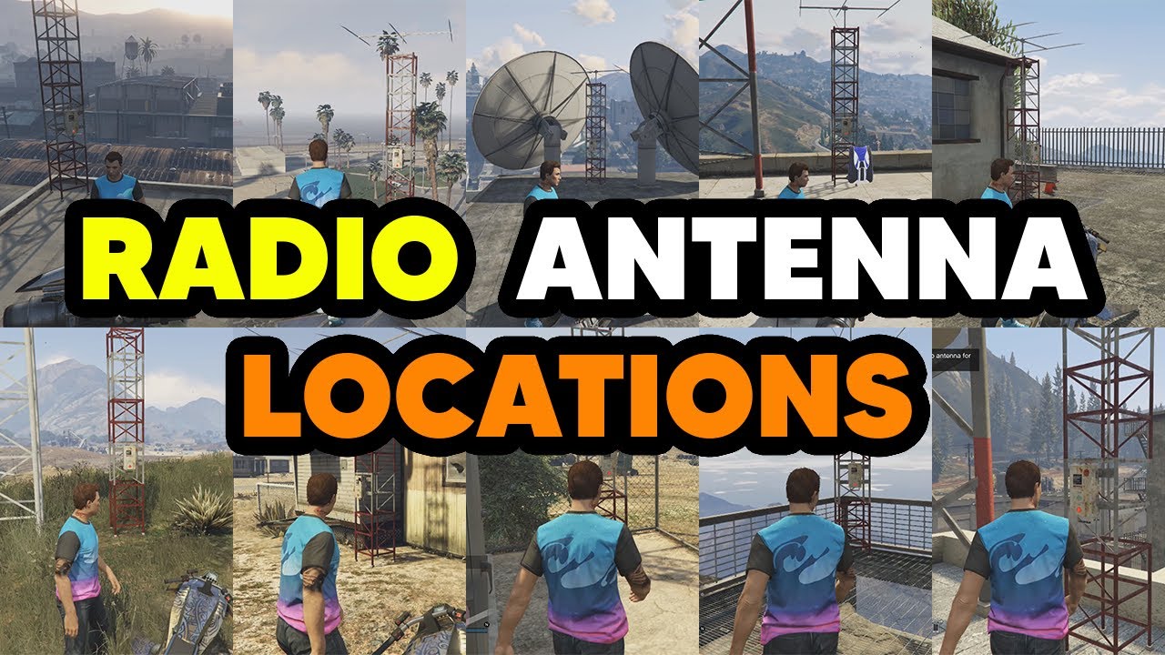 All Radio Antennas Complete Guide GTA Cayo Perico Update YouTube