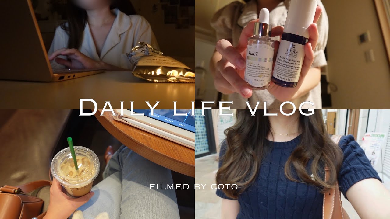 vlog)大学生の日常ブイログ💛5days、バイト、卒論👩‍💻
