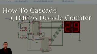 How To Cascade CD4026 Decade Counter || Takim Mallick