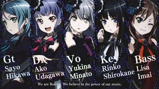 Introducing Roselia from BanG Dream! Girls Band Party!