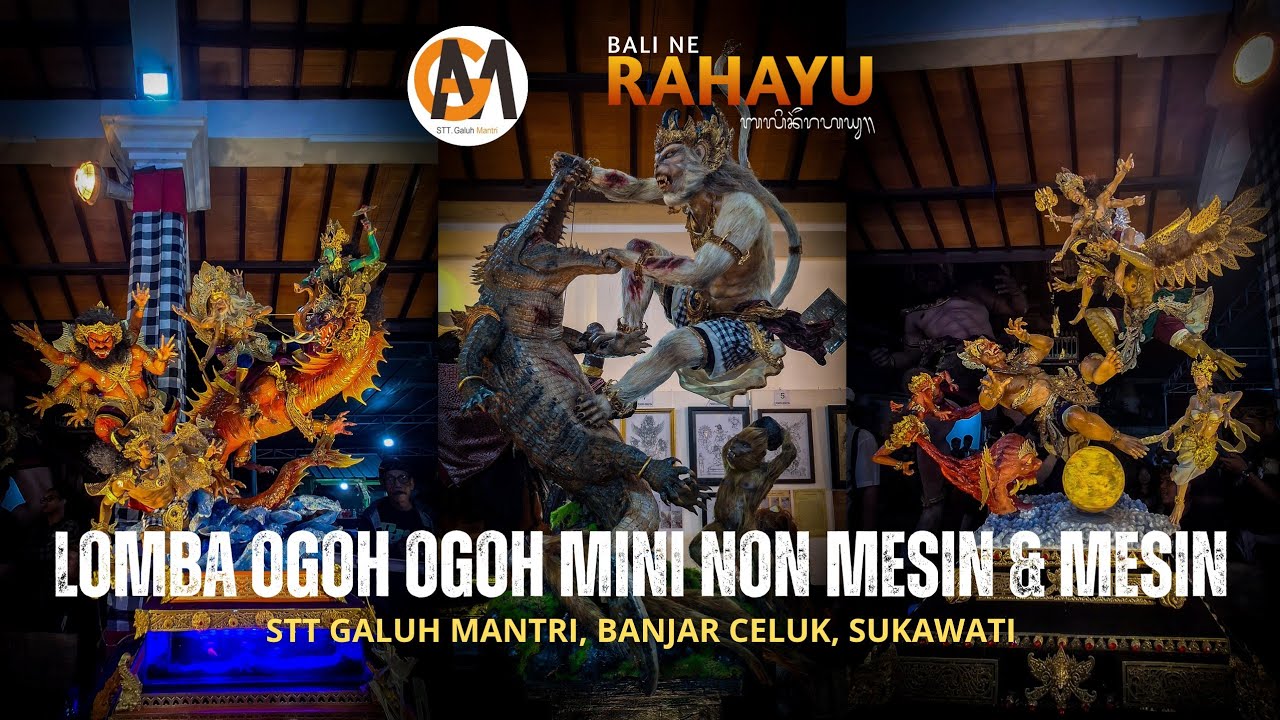 PESERTA MEMBLUDAK | LOMBA OGOH OGOH MINI DI BANJAR CELUK SUKAWATI | KATEGORI MESIN & NON MESIN