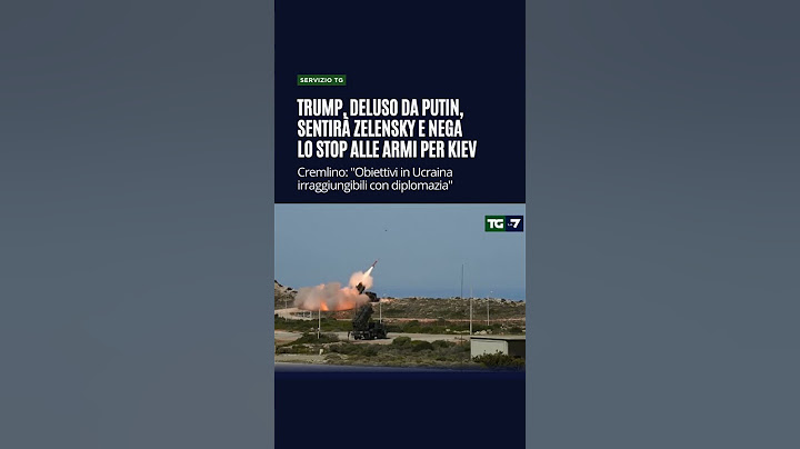 Trump, deluso da Putin, sentirà Zelensky e nega lo stop alle armi per Kiev