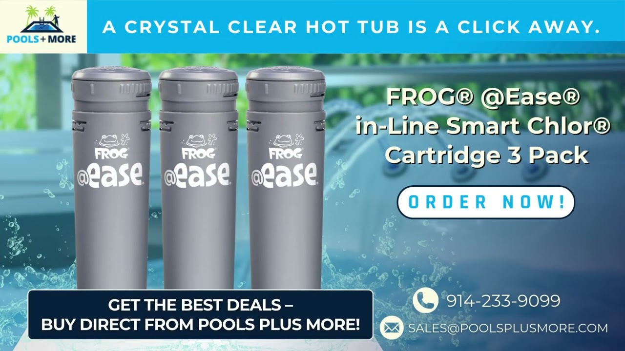 FROG® @Ease® in Line SmartChlor® Cartridge 3 Pack for Hot Tub