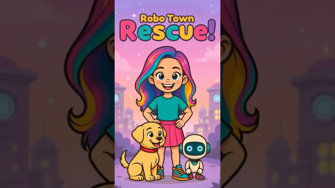 Robo Town Rescue 🤖 | Luma and Max’s Colorful Robot Adventure | New Cartoons