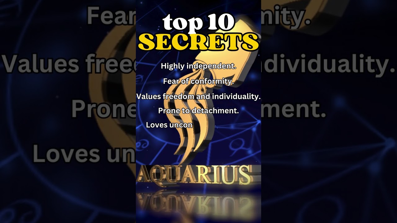 Top 10 Secrets of Aquarius: Discover the Innovation, Independence, and Hidden Fears of This Sign
