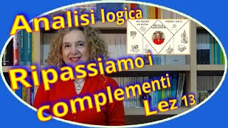 Ripassiamo I Complementi Analisi Logica Lez.13