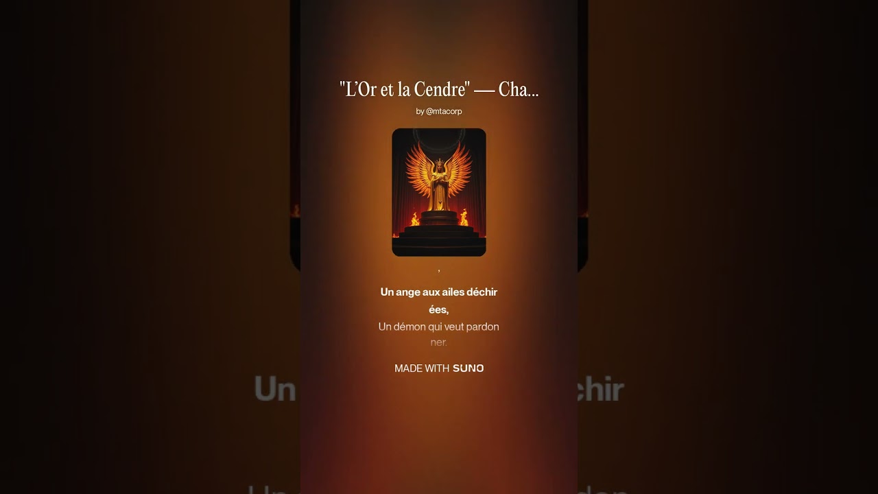 L’Or et la Cendre  — Chant de Ghen Delacroix
