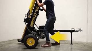 Moving Your Full-Beam Log Splitter from Horizontal to Vertical