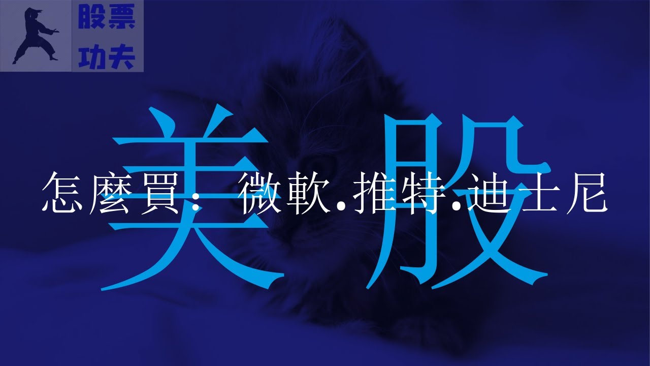 美股:怎麼買微軟.推特.迪士尼｜巴菲特第19課- YouTube