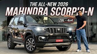 Mahindra Scorpio N Z8l 4x4 Top Model  2026 New Features Interiors U0026 On Road Price  