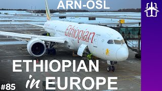 Trying the MOST UNIQUE Economy Product in the Sky! | Ethiopian 787-9 Stockholm to Oslo