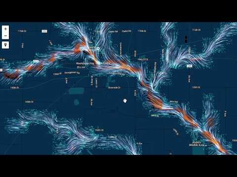 Flow Visualization on Google Maps