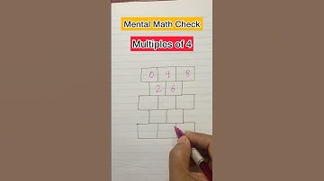 Multiples of 4 #mathhack #mathtrick #tableof14 #multiplicationtrick #mentalmath #mentalmaths