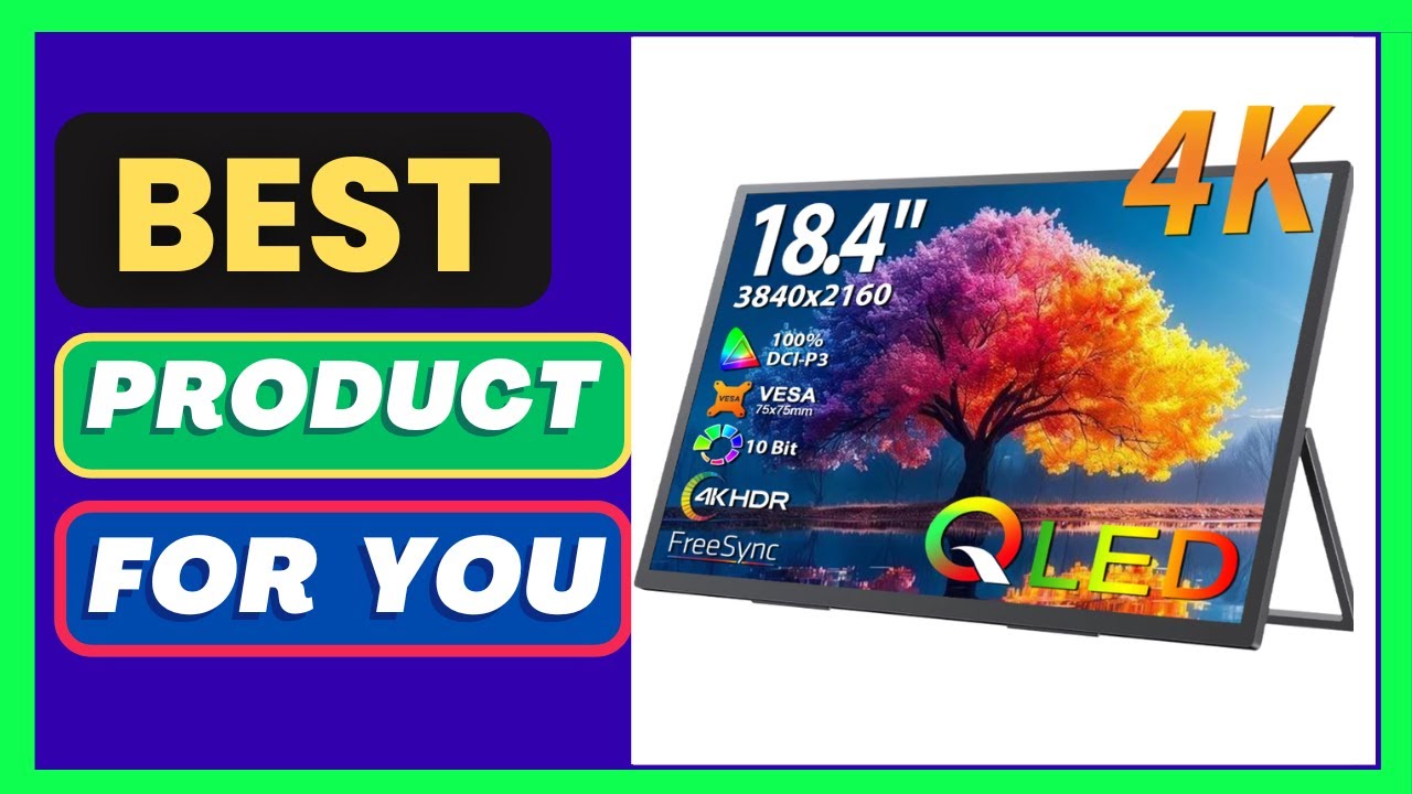 UPERFECT 18.4 inch 4K QLED Portable Monitor