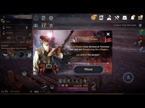 Event Terrmian Defeat The Pirates Black Desert Mobile Youtube