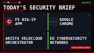 F5 BIG-IP APM Developing Threat + 7 More Fixes