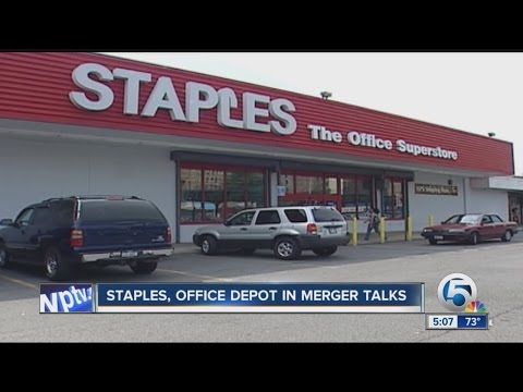Staples Office Depot in merger talks