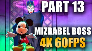 Castle of Illusion Starring Mickey Mouse Part 13 Rainbow + Mizrabel Boss &amp; Ending 4K 60fps