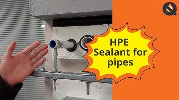 Firestopping Tested Detail: QuelStop HPE Graphite Sealant for Plastic Pipes