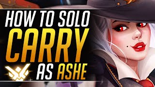 How To Be A Perfect Ashe And Solo Carry Huge Grandmaster Dps Tips - Overwatch Pro Guide