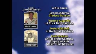 Francisca Sonson ~ Long Obituary