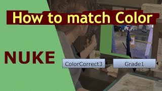 [Nuke] Easy color matching!_Nuke turorial_How to match colors