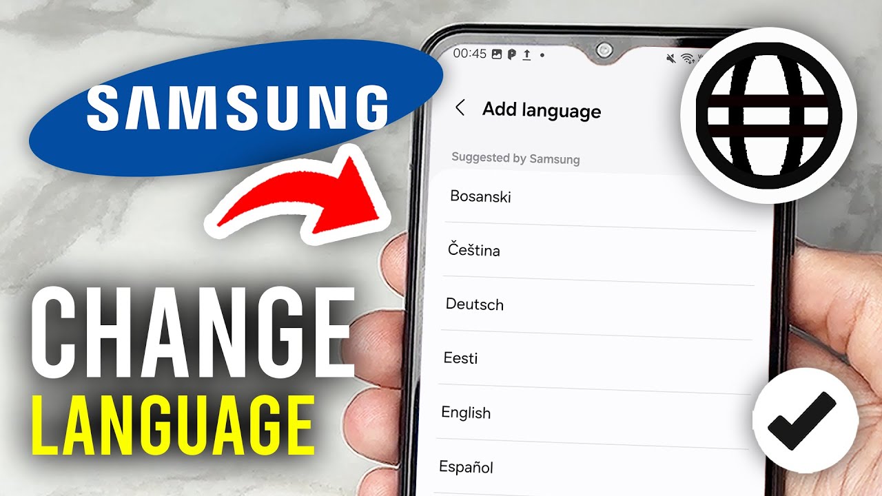 How To Change Language On A Samsung Phone - Full Guide - YouTube
