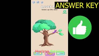 Brain Wind - Tricky Puzzle Game LEVEL 28 Wake up the bird - Gameplay Walkthrough Android IOS screenshot 2