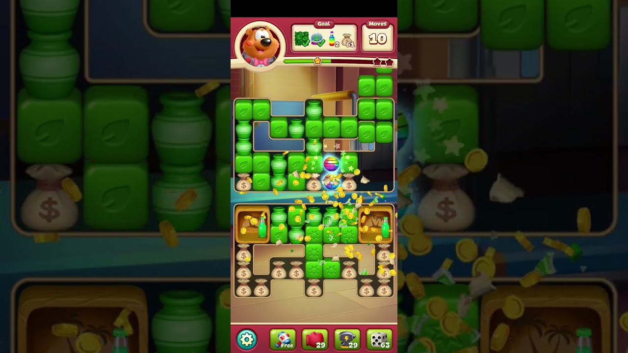 Toon Blast Level 8493 - No Boosters 🎯 