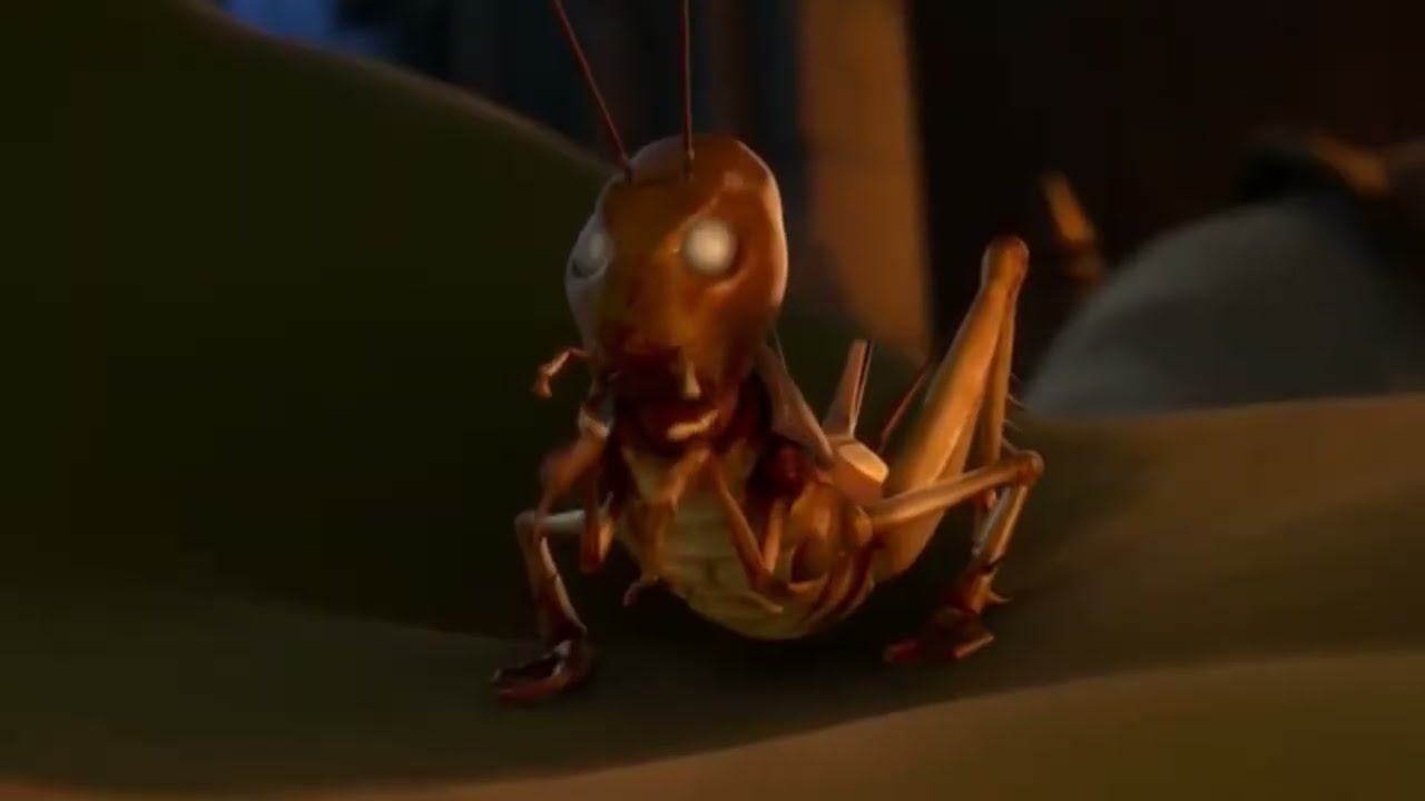 Zaptor’s reaction to Creepy Cricket