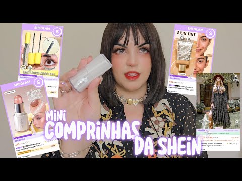 MINI COMPRINHAS DA SHEIN E SHEGLAM/MASCARA DE CÍLIOS DE FERRO?...ILUMINADOR BUTTERY BLISS, ETC...