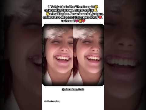 her humble side got my heart ❤️🥹🫶#ashnoorkaur #animallovers #shorts #fun #fyp #youtubeshorts