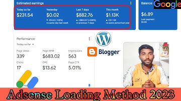 Safe Adsense Loading Par Dey $250 | Adsense Earning Trick | Adsense Loading Payment Proof 2023