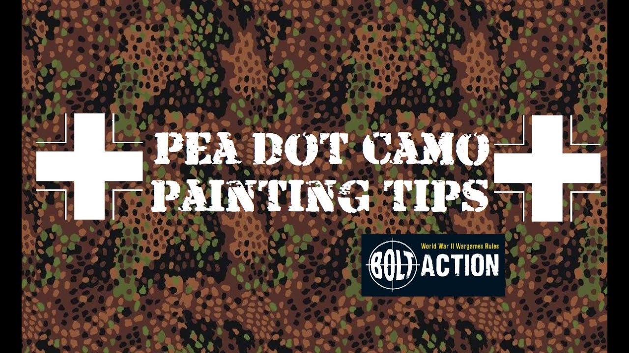 World War II German Peadot Camouflage Painting Tips for 28 mm figures