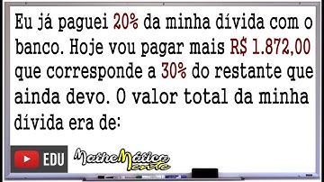 QUESTÕES DE CONCURSO COM PORCENTAGEM #1 - Prof. Robson Liers - Mathematicamente