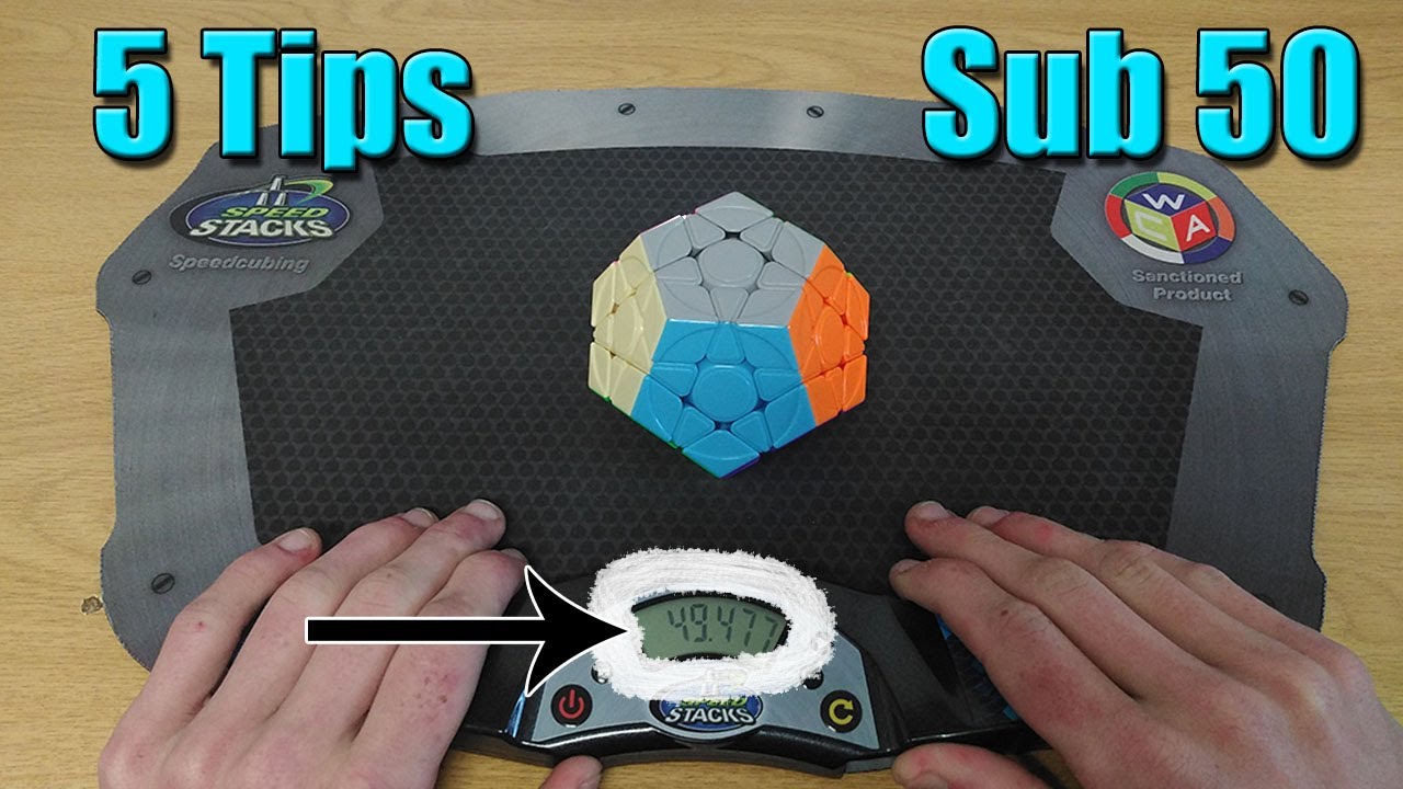 5 советов, как набирать в Megaminx в среднем меньше 50 очков (построение блоков, расстановка перс...