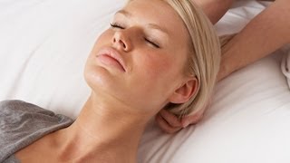 Asian massage techniques on table neck and head 1