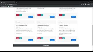 E-library (Web Programming project)