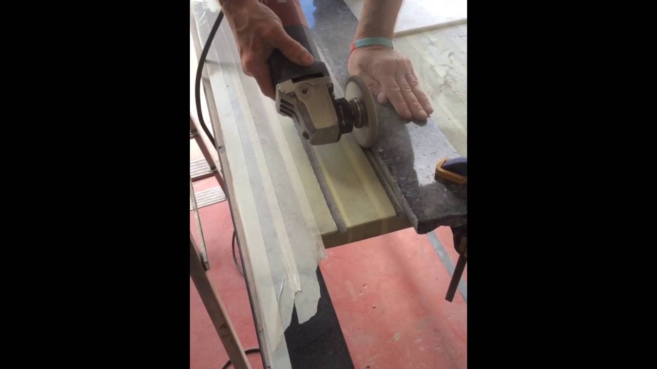 Cutting Draining Grooves Into Granite Sink You Cutting Draining Grooves Into Granite Sink