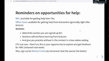 CSE154:Web Programming | Class 2 | HTML/CSS