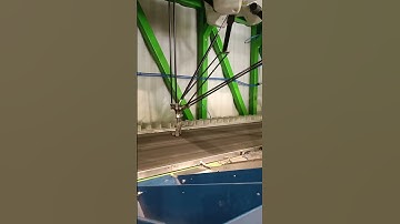 Throw of a piece of scrap using a delta robot