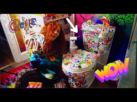 I STICKER BOMBED MY HOUSE!