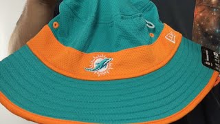 Dolphins '2015 NFL TRAINING BUCKET' Aqua Hat by New Era