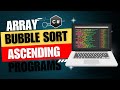 Bubble Sort (Ascending Order) Program in C# | AGTAMILTECH