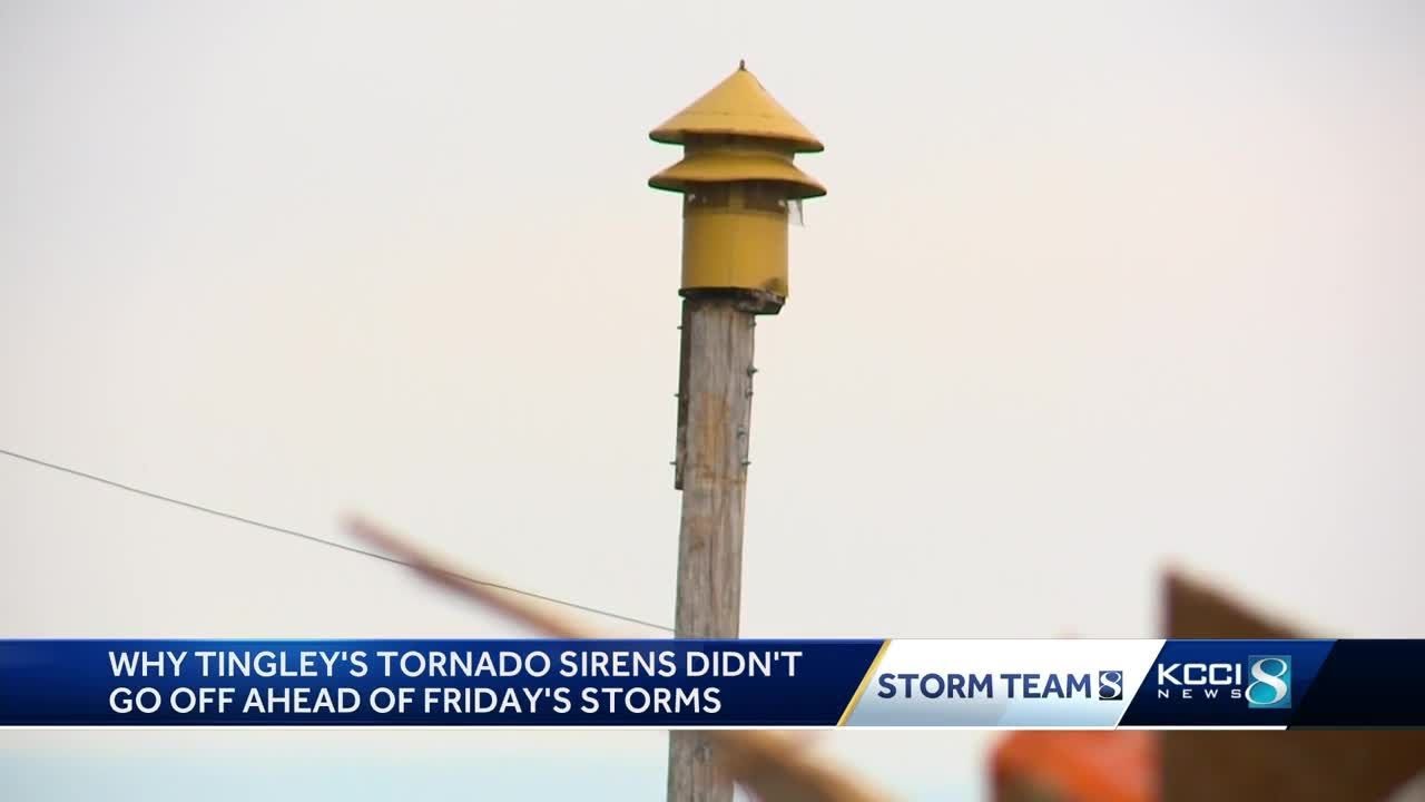 Why Tingley's tornado sirens didn't go off ahead of Friday's storms ...