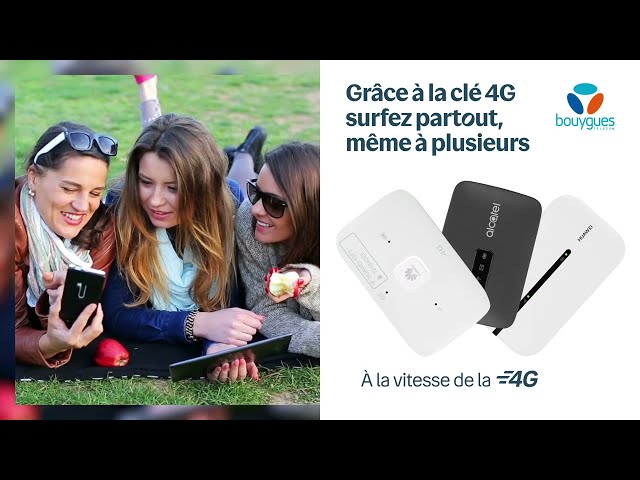 la Clé 4G WIFI comment ça marche? Orage, bouygues, free,huawei, sosh,  alcatel, telecom 