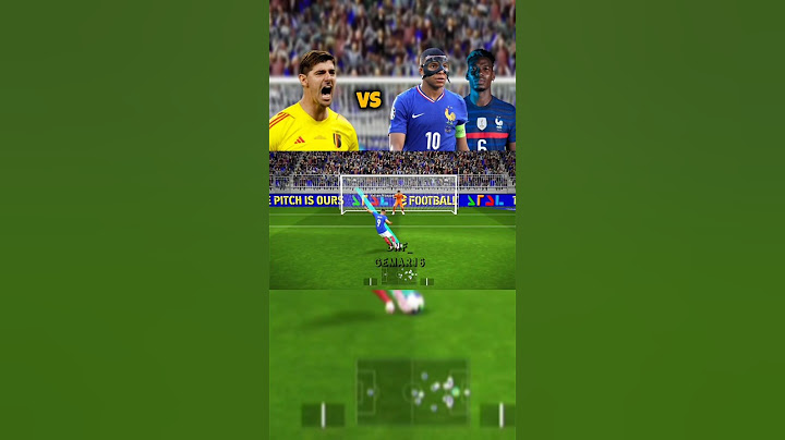 T.Courtois🇧🇪 vs K.Mbappe or P.Pogba🇫🇷 Penalty Shootout Challenge 🔥